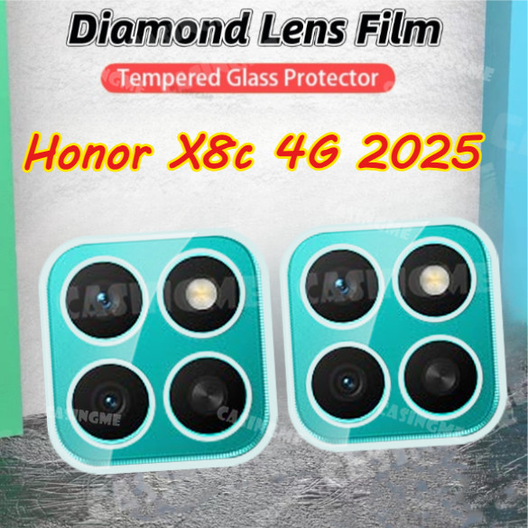 สําหรับ Honor X8c 4G 2025 3D กล้องเลนส์สําหรับ HonorX8C HonorX8C X8 X8b X8a abc 8c 5G 4G 2025 กระจกน