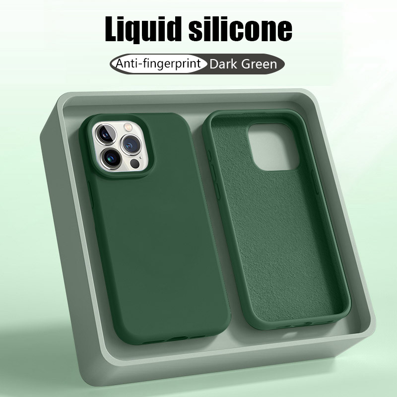 ซิลิโคนเหลวเคสโทรศัพท์สําหรับ iPhone 11 12 13 14 15 16 Pro Max 16 Plus Xs XR XsMax ปลอกอ่อน 13 Pro กันกระแทก 16 Pro ฝาครอบ 14 Pro กรณี