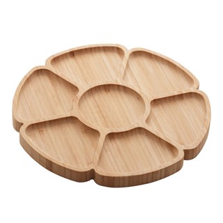 PETISQUEIRA BAMBU FLOWER COM 7 DIVISÓRIAS 25X25