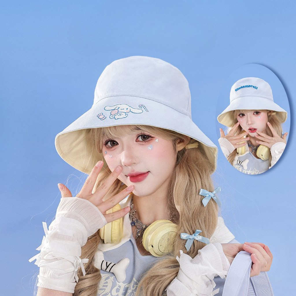 ขอนำเสนอหมวก Bucket ลายการ์ตูน สามารถกลับด้านใส่ได้ 2 รูปที่ 3