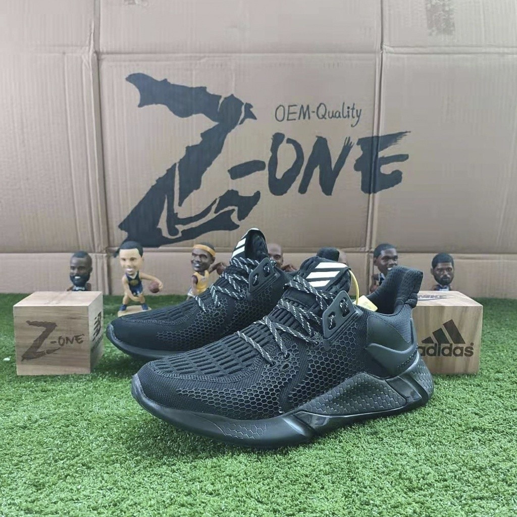 รองเท้าวิ่ง Adidas alphabets beyond m สำหรับผู้ชาย สีดำล้วน