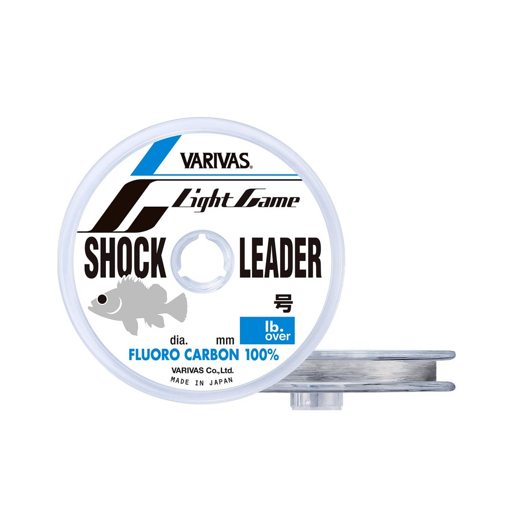 VARIVAS Light Game Shock Leader Fluorocarbon 30m No. 1.2 (5lb over)