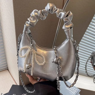 กระเป๋าสะพายไหล่มือถือลําลองสําหรับผู้หญิง High-End Cloud Crossbody Bag