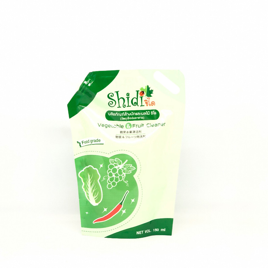 [ซื้อในไลฟ์ลด50%ของแท้] Shidi ผลิตภัณฑ์ล้างผักและผลไม้ ชิได มาตรฐานฟู้ดเกรด ถุงเติม150มล