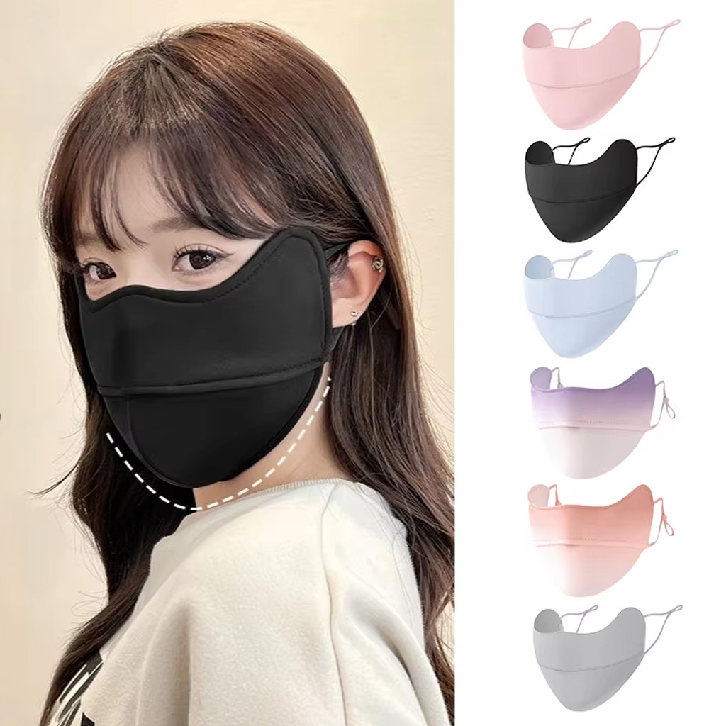 JKT จักรยาน Face Mask Anti UV กีฬาขี่จักรยาน Face Mask กีฬาจักรยานวิ่งหน้ากากล้างทําความสะอาดได้ปรับ