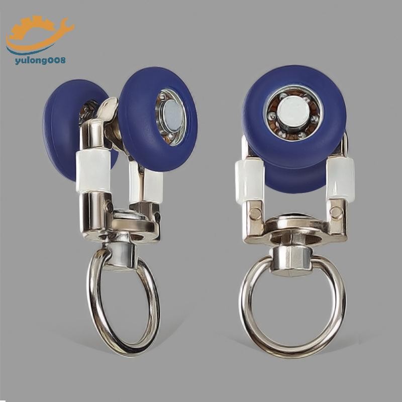 แนะนำ ผ้าม่าน [MR] 4 ชิ้นผ้าม่าน Track Rollers Twin Wheeled Carriers Mute ล้อ Drapery Rail เครื่องร่อนเลื่อนสําหรับ Windows ผ้าม่านอาบน้ําอุปกรณ์เสริม TH ราคาพิเศษ มีเก็บเงินปลายทาง