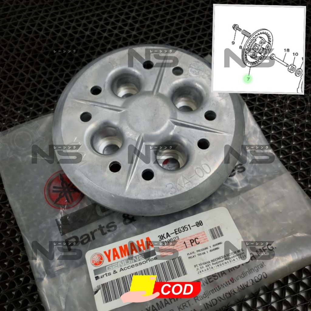 SATELLITE CLUTCH OPPONENT SATELLITE CLUTCH RX KING ORIGINAL YAMAHA 3KA-E6351-00