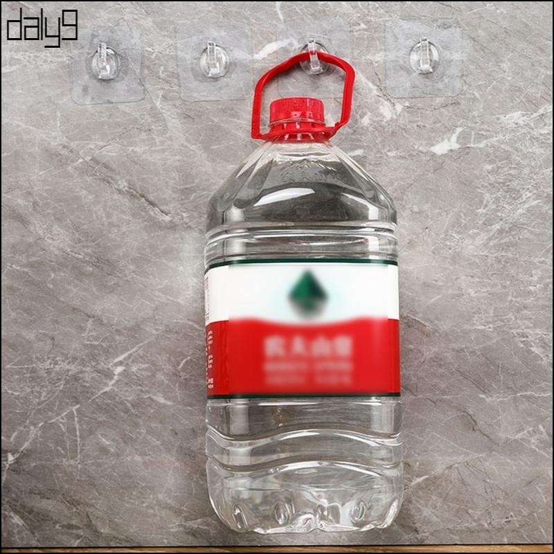 Wall Hook Strong Self Adhesive Transparent Suction Cup Heavy Load Rack