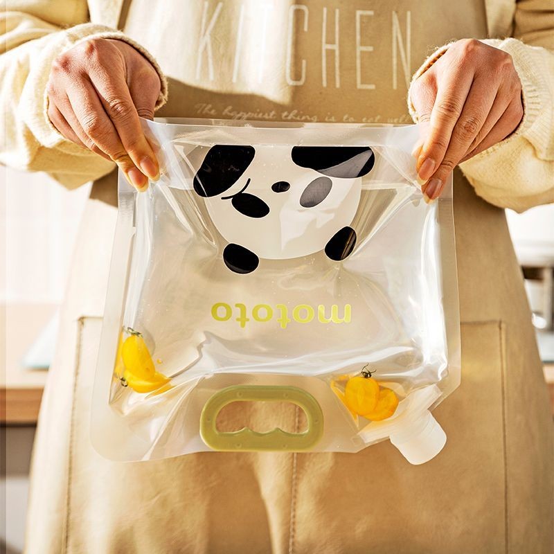 แม่บ้านสมัยใหม่ mototo Panda Whole Grain Storage Bag Sealed Insect-Proof Moisture-Proof Rice Storage Sub-Packing Rice B20250318