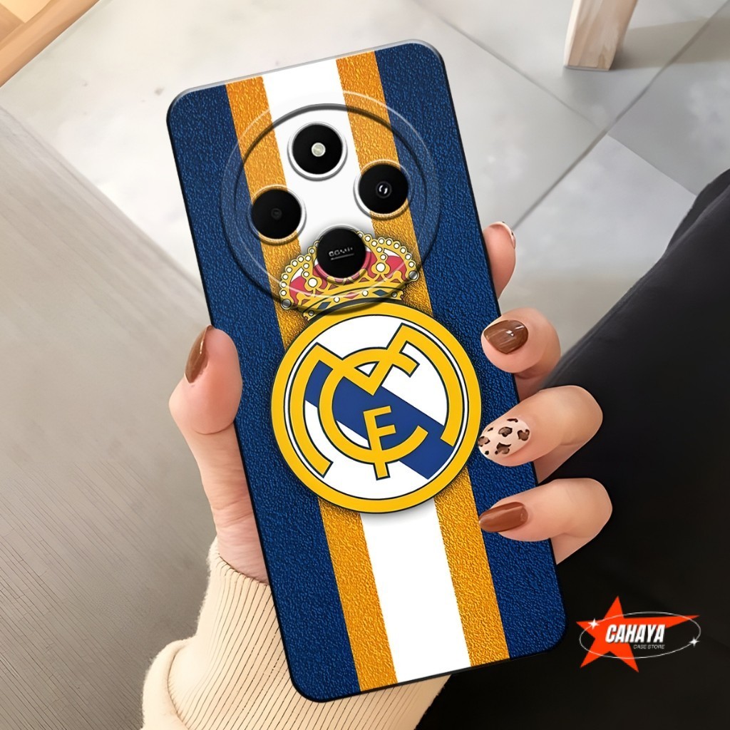 เคสโทรศัพท์มือถือ Redmi 14C / Poco C75 | Softcase Redmi 14C / Poco C75 Real Madrid Motif - Case Redm