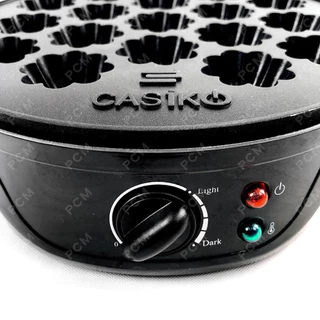 CASIKO (PCM) เครื่อง ทำขนม ครกสิงคโปร์ ขนมบ้าบิ่น วาฟเฟิล 18 ชิ้น พร้อมฝาปิด รุ่น CK-5454