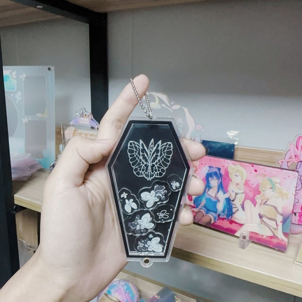 Lobotomy Corporation KeyChain ผู้หญิง Shake Fighter เกาหลี Key Chain สําหรับชายแหวนอะคริลิคจี้ Cos สาวเพื่อนของขวัญ