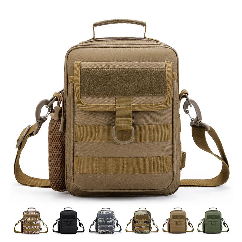 ยุทธวิธี Molle กระเป๋ากระเป๋าถือกลางแจ้ง Camping Travel เดินป่าการล่าสัตว์ตกปลาไหล่ Crossbody Messenger กระเป๋าสําหรับชาย