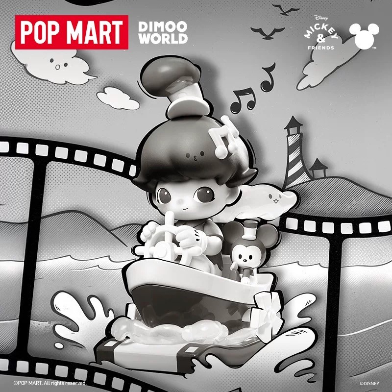 [secret] Popmart DIMOO WORLD x Disney Series Figure Mystery Box น่ารัก