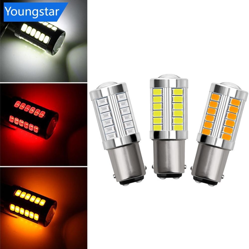 FFY 1pc 1157 33-SMD หลอดไฟ LED รถสํารองไฟย้อนกลับ 5630 BA15S P21W