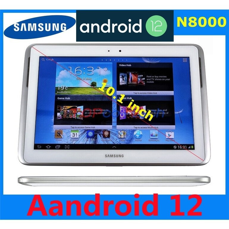 Samsung Galaxy Note 10.1 (GT-N8000/GT-N8010 ) 5G WIFI แท็บเล็ตมือสองของแท้ 100% 10.1"Android 12.0