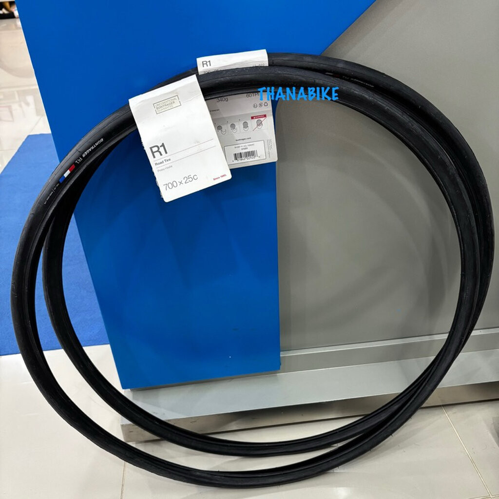ยางนอก Bontrager R1 700x25c 700c ยางเสือหมอบ ยางขอบลวด ยางจักรยาน