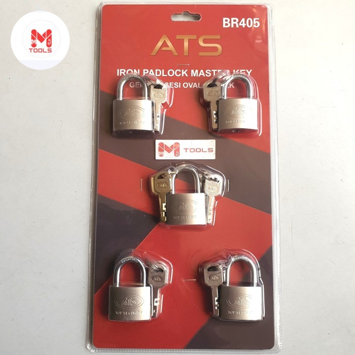 ATS Master Key Padlock 40mm x 5 pcs - ATS Master Key Padlock 40mm 5 กุญแจ