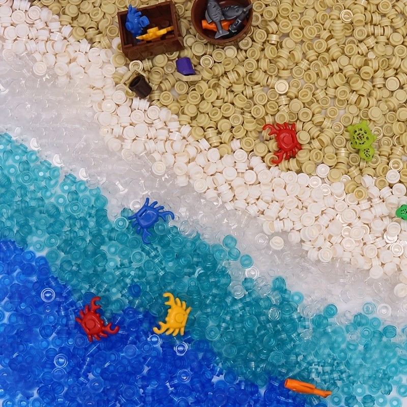 สร้างฉากชายหาดมหาสมุทรอันน่าทึ่งพร้อมเรือโจรสลัด DIY สีฟ้าโปร่งใสและอุปกรณ์เสริมกระท่อมของชาวประมง!,ฮาโลวีน/วันขอบคุณ/ของขวัญคริสต์มาส