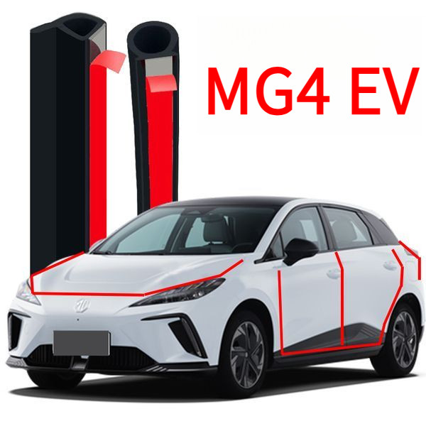 Mg 4 MG4 EVCar แถบฉนวนกันเสียงประตู, แถบปิดผนึก, ลดเสียงรบกวน, แถบตกแต่งกันฝุ่น, อุปกรณ์ดัดแปลง, อุปกรณ์