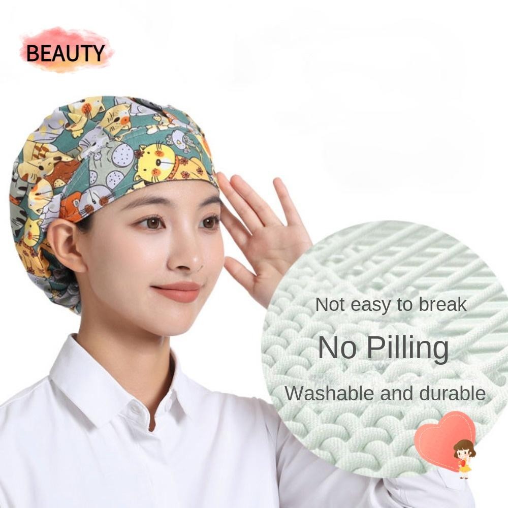 Beauty หมวกเชฟ กันน้ํามัน กันฝุ่น ระบายอากาศ ปรับได้ สําหรับร้านอาหาร โรงอาหาร เบเกอรี่