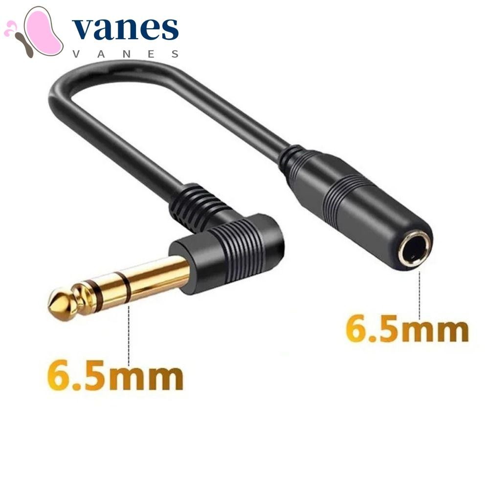 NAESV สายสัญญาณเสียงสเตอริโอ มุมขวา 6.35 มม. ตัวผู้ 90 องศา แจ็คโมโน 1/4 นิ้ว TS ตัวผู้ 6.35 มม. เป็นตัวเมีย TRS 6.35 มม. ทนทาน