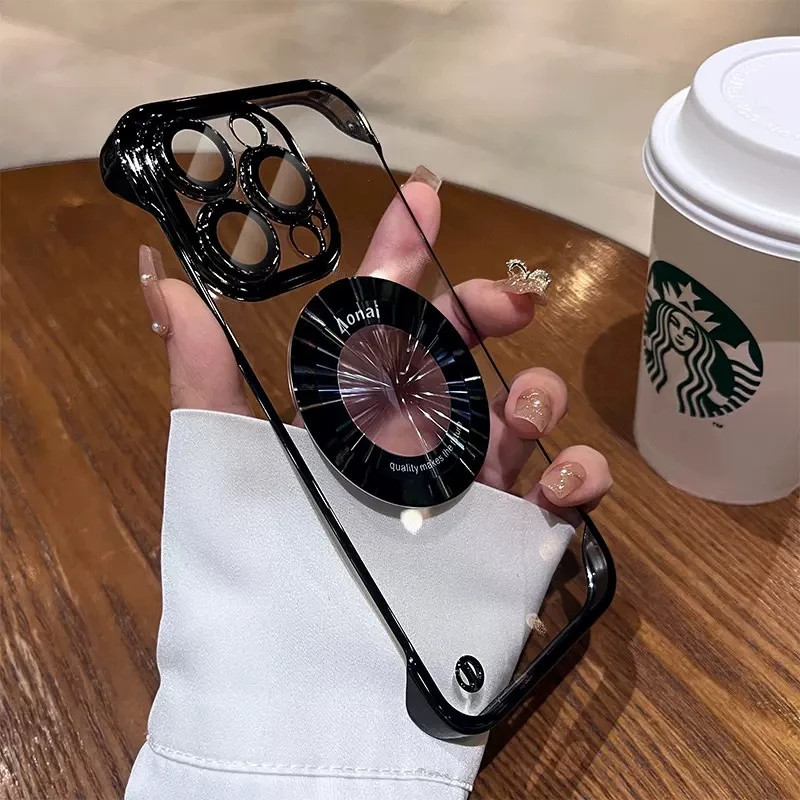 เคสโทรศัพท์มือถือกระจกนิรภัย แบบบางพิเศษ ป้องกันกล้อง หรูหรา สําหรับ iPhone 11 12 13 14 15 Pro Max