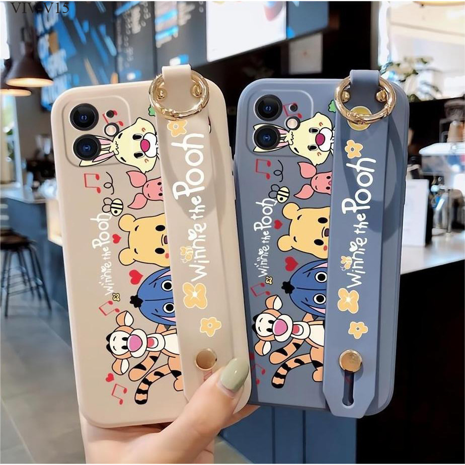 เคสโทรศัพท์มือถือ ลายการ์ตูนหมีพูห์น่ารัก สําหรับ VIVO V15 V20 V17 V19 V5 V5S V11i S1 Lite Pro Neo SE 2021 T3