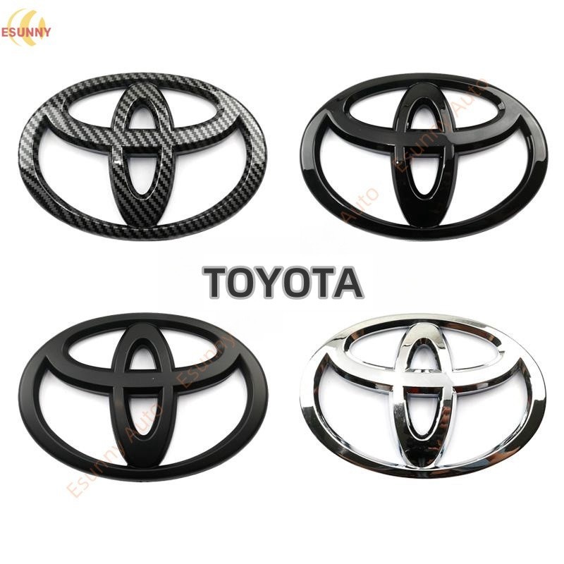 ตราสัญลักษณ์โลโก้ Toyota ด้านหน้าและด้านหลัง สําหรับ Toyota Crown Reiz Prius Corolla Vios Landcruiser Prado