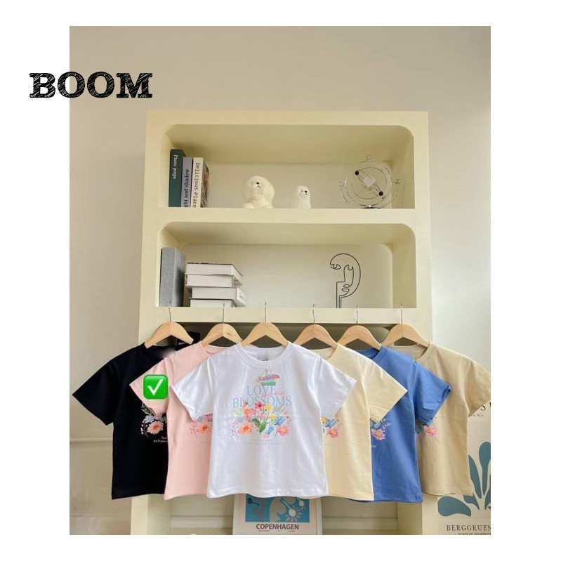 （จัดส่งตลอด 24 ชั่วโมง）BOOM SHOP ครอปยืดพอดีตัว crop-top