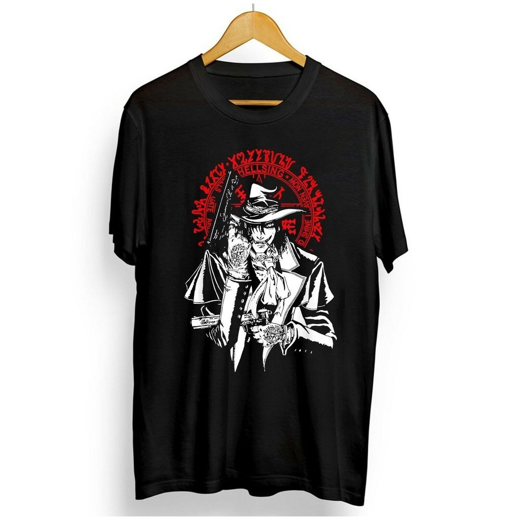 Hellsing Alucard Castlevania Ultimate Vampire เสื้ออนิเมะ เสื้อยืดมังงะ