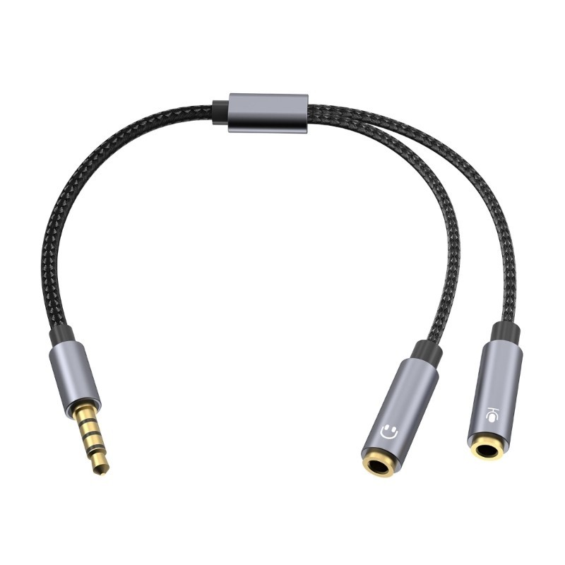 Bon สายแปลงหูฟัง 3 5 มม. USB C ชุดหูฟังไมโครโฟนอะแดปเตอร์แยก