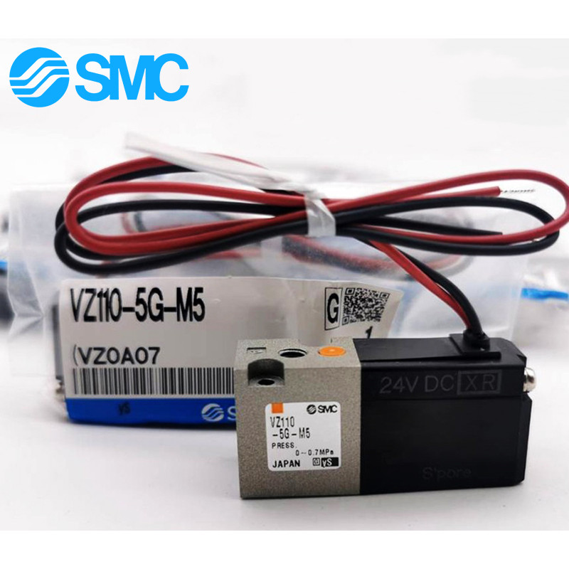 พร้อมส่ง SMC โซลินอยด์วาล์ว VZ110-5G-5LZ-5MZ-M5/VZ1120-5G-5LZ-5MZ-M5-Q-F