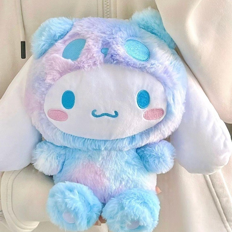 25 ซม.Cawaii Coloful Kuromi Melody Cinnamoroll Sanrio ตุ ๊ กตานุ ่ มตุ ๊ กตาของเล ่ นตุ ๊ กตาของเล ่ นเด ็ กหมอนของขวัญ