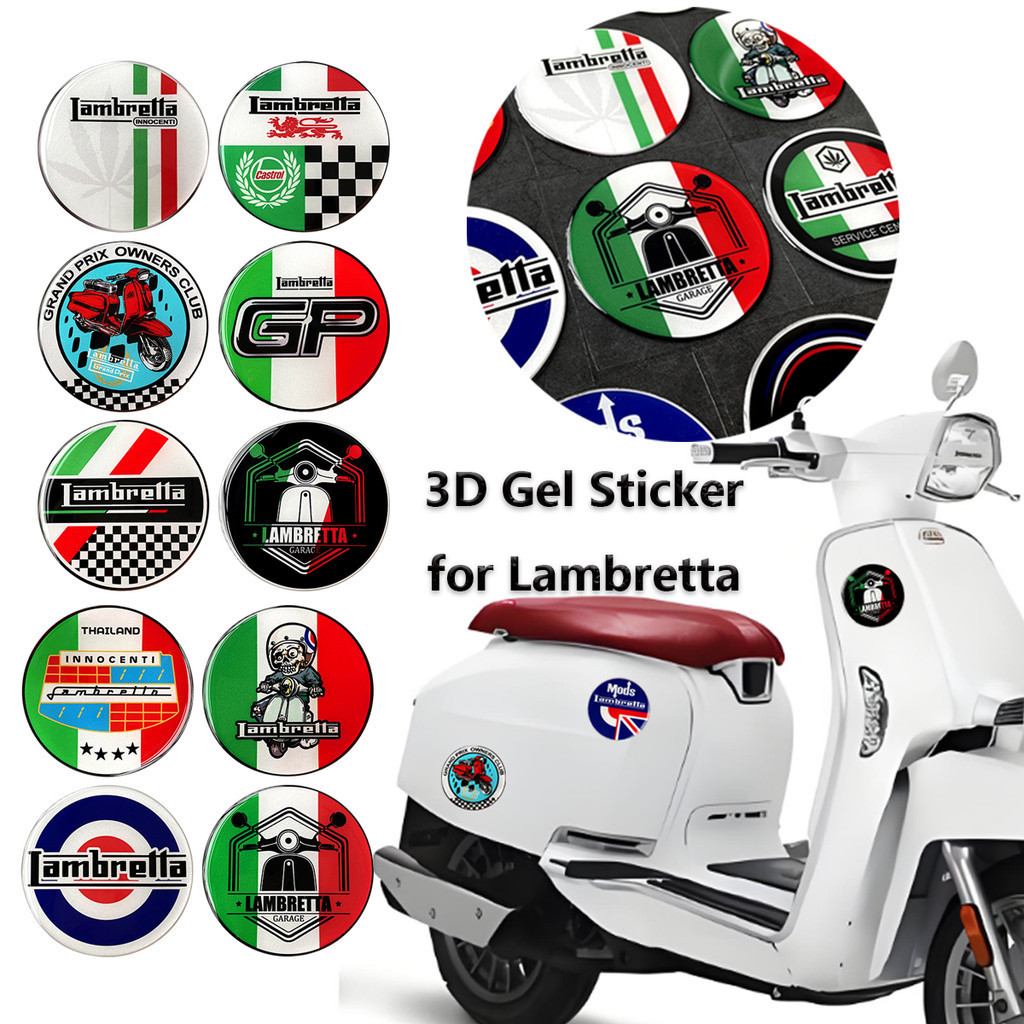3d สะท ้ อนแสง Lambretta รถจักรยานยนต ์ สติกเกอร ์ รถจักรยานยนต ์ รถจักรยานยนต ์ Body กาวรูปลอกสําหรับ Lambretta X300 V200 V125 G350

<p>“><center></p>
<h4></h4>
<p><p><font color=
