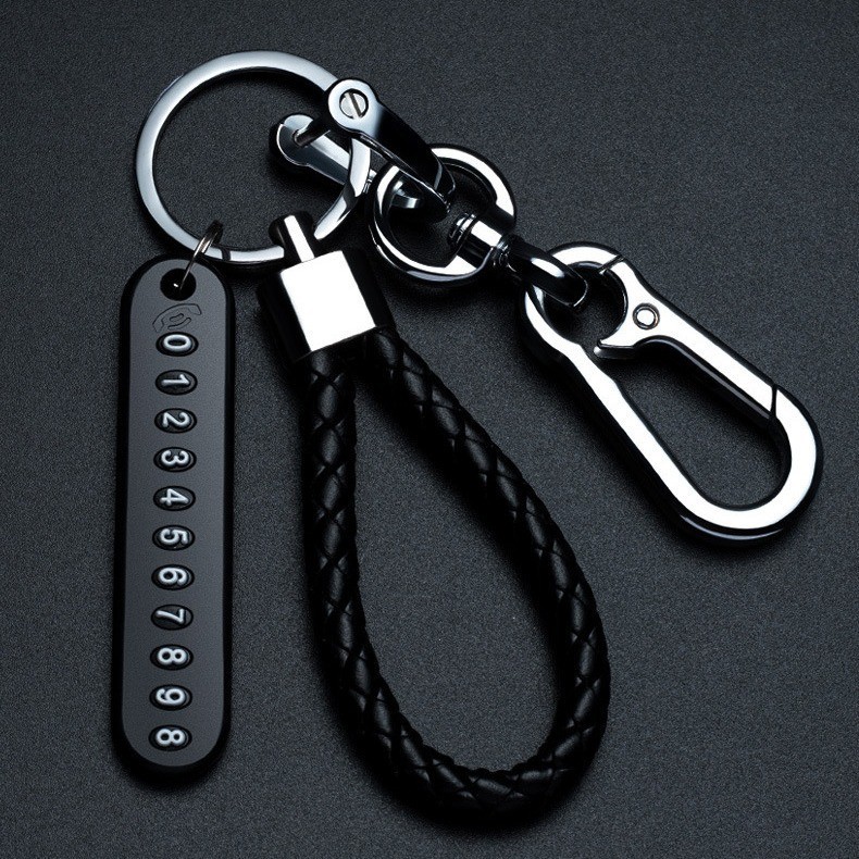 Universal Car Key Anti Loss หมายเลขโทรศัพท ์ แผ ่ นหลายสี DIY Key จี ้