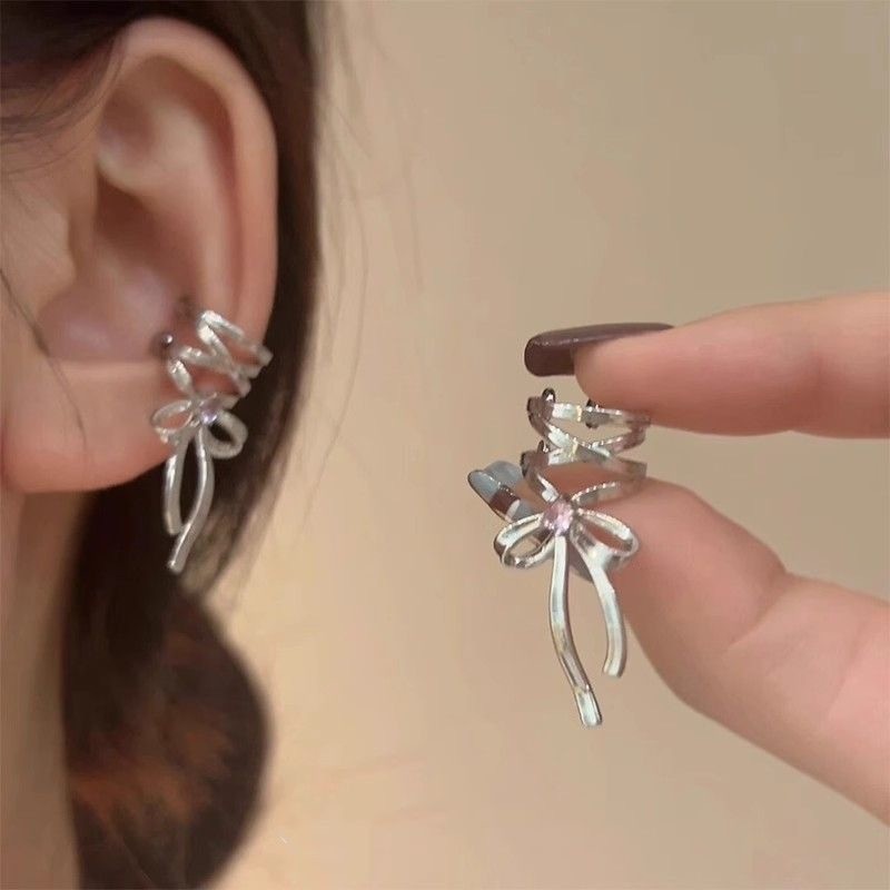2024 Bow Knot Haoshi Ear Bone Clip โดยไม ่ ต ้ องเจาะหู