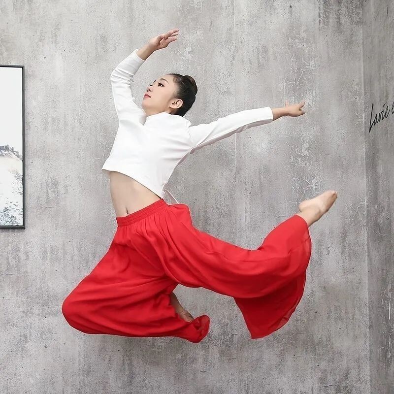 YCF กางเกงขากว ้ างชีฟองสไตล ์ ใหม ่ ฤดูร ้ อน รูปที่ 2