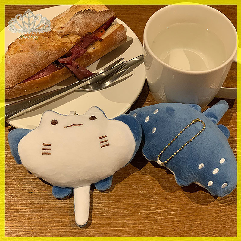 Daisy 1PC การ ์ ตูนสัตว ์ ทะเลปีศาจ Rays ตุ ๊ กตาของเล ่ นเครื ่ องประดับตุ ๊ กตาสัตว ์ Manta Ray ตุ ๊ กตาพวงกุญแจจี ้ เด ็ กผู ้ หญิงของขวัญ TH