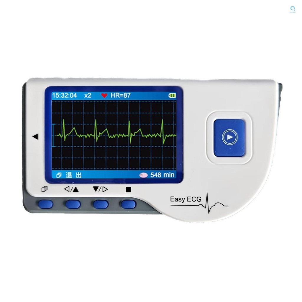 Heal Force PC-180B0 แบบพกพา ECG Monitor มือถือ LCD Heart Rate Tracker Home EKG อุปกรณ ์ ตรวจสอบพร ้ อมการจัดเก ็ บข ้ อมูลสาย USB [Altto ]