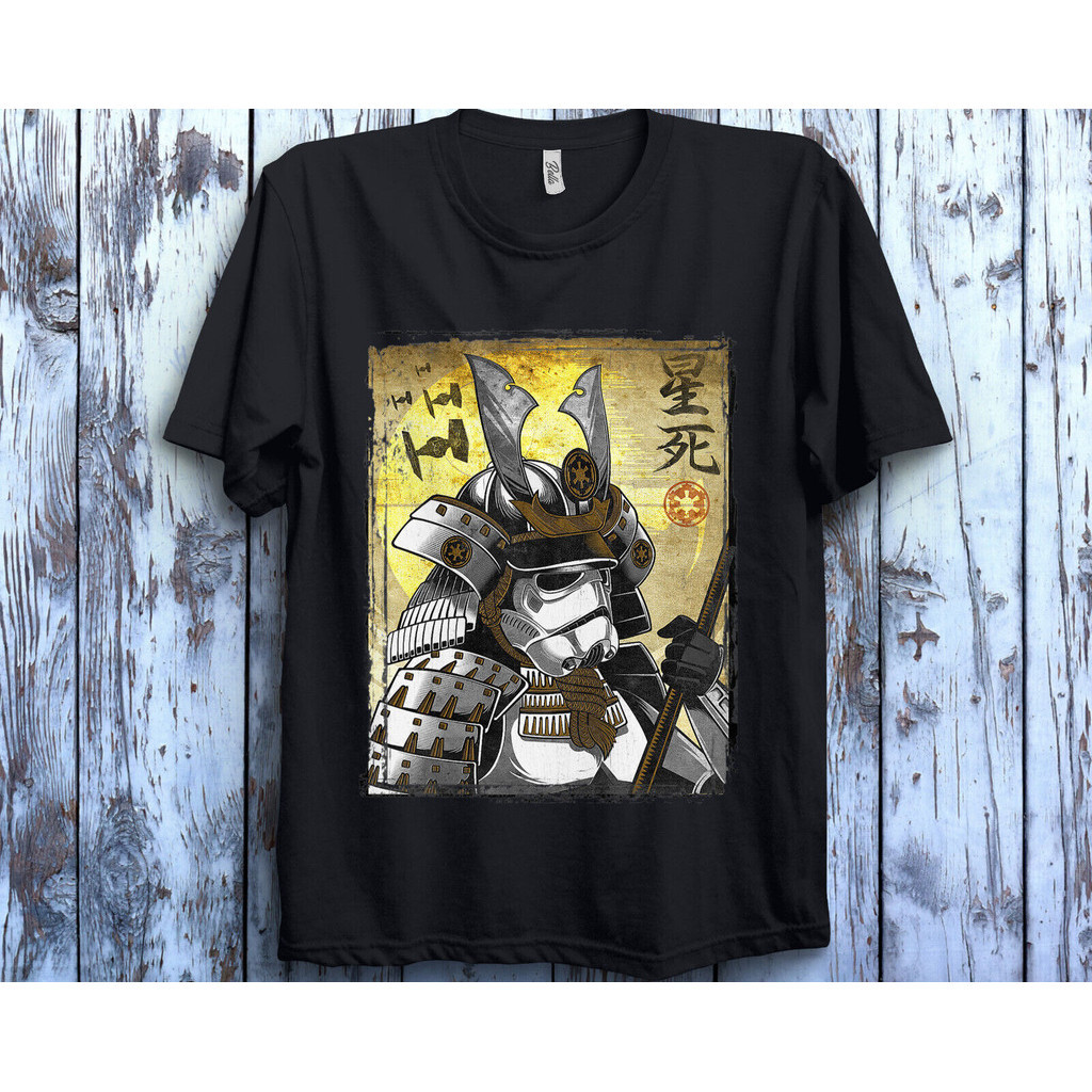 เสื้อยืดโปสเตอร์ Star Wars Samurai Trooper เสื้อยืดผู้ใหญ่