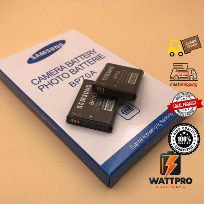 เหมาะสำหรับ Samsung MV800 ST77 ST88 ST95 ST150F กล้องดิจิตอล BP70A แบตเตอรี่ A