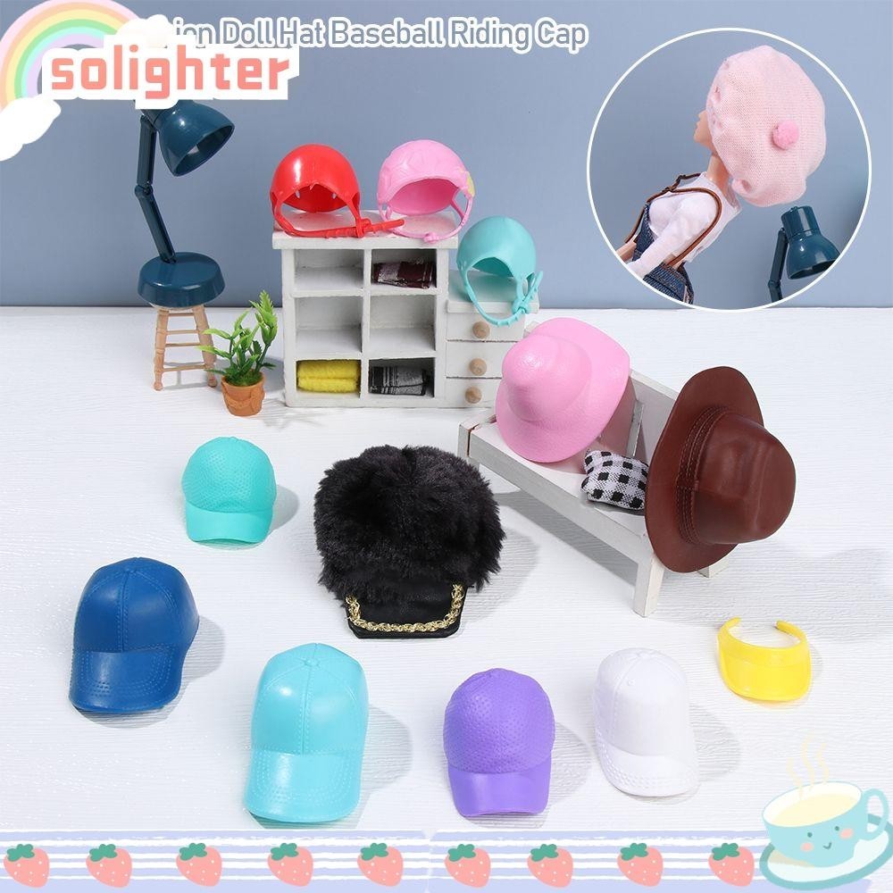 Solighter หมวกตุ ๊ กตาแฟชั ่ นเด ็ กของขวัญสําหรับ 30 ซม . 1/6 ตุ ๊ กตาคาวบอย Suny หมวก