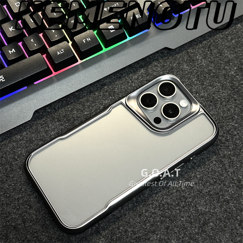 จีโออาที ความรู ้ สึกใหม ่ ของบุคลิกภาพ Creative ความละเอียดสูงอะคริลิคใสสําหรับ iPhone 15 11 14 13 12 Pro Max iPhone กรณีป ้ องกัน anti-drop ปกหลังกรณี