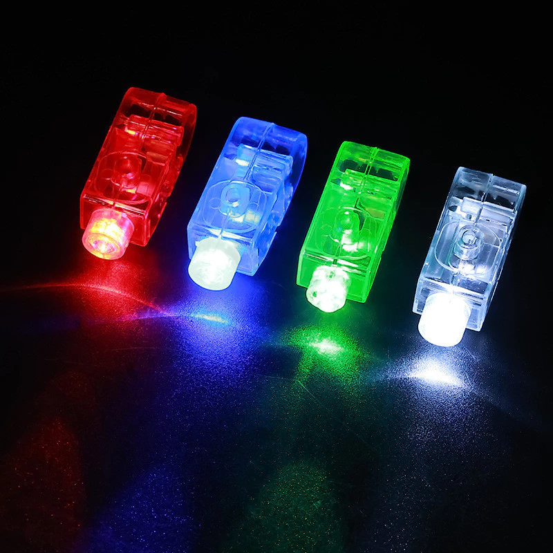 ของเล่นส่องสว่าง LED แหวนไฟ ไฟนิ้วหลากสี นิ้วไฟ Colorful finger l thumbnail 4