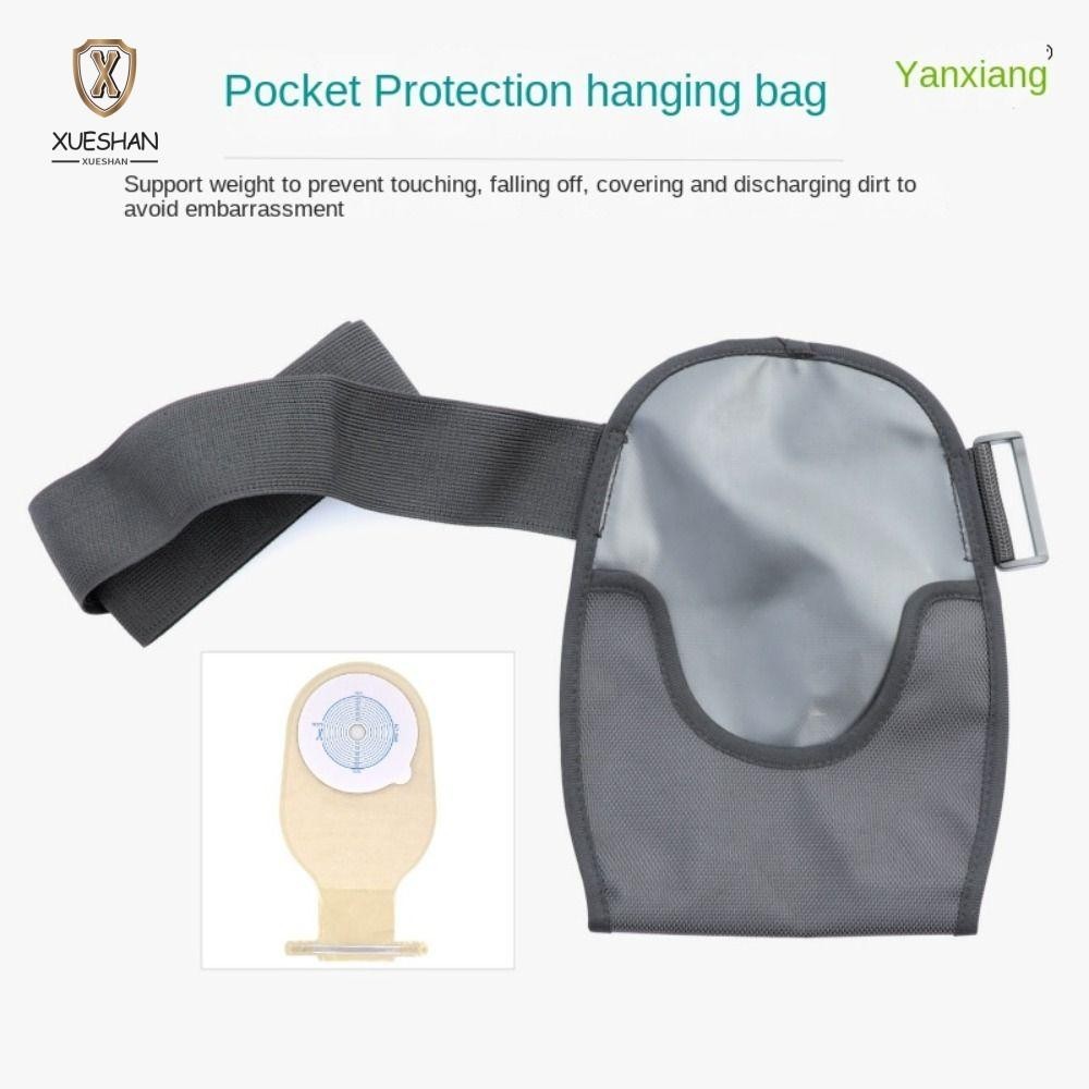 Xueshan เข็มขัดพยุงหน้าท้อง ยืดหยุ่น ทําความสะอาดง่าย ถุงคลุมท้อง กันน้ํา ปรับได้ สําหรับผู้ชาย