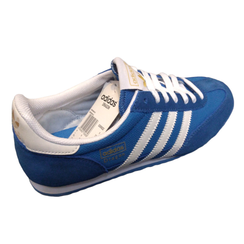 Adidas Dragon Originals Mens Shoes Trainers Uk Sizes 7-12 G50922 Blue White WSMU