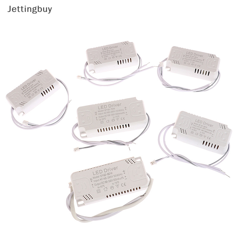 [Jettingbuy ] Led Driver 300mA Board 8-24W 20-36W 30-50W 36-60W 50-70W 60-80W ไฟ LED สต ็ อกใหม ่