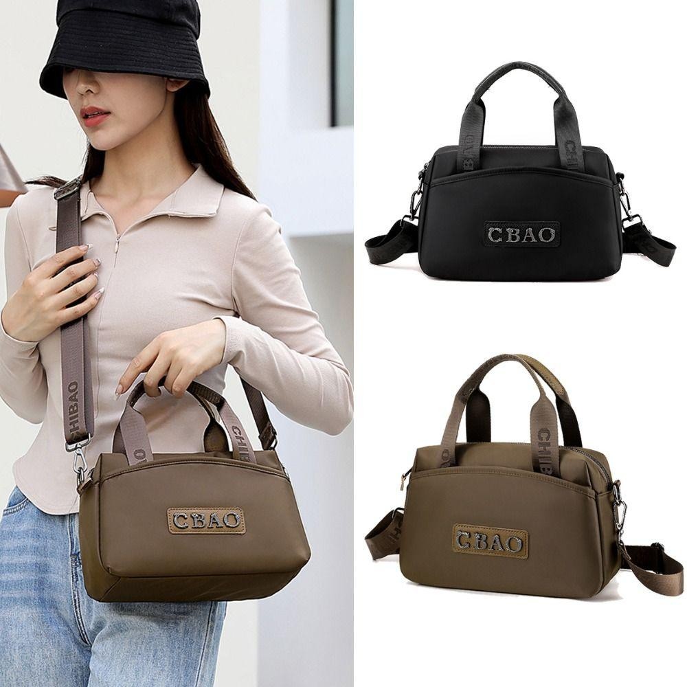 กระเป๋าสะพายข้างไนลอนกันน้ำ Autumn ความจุมาก เทรนดี้สำหรับวันหยุด - รูปที่ 7