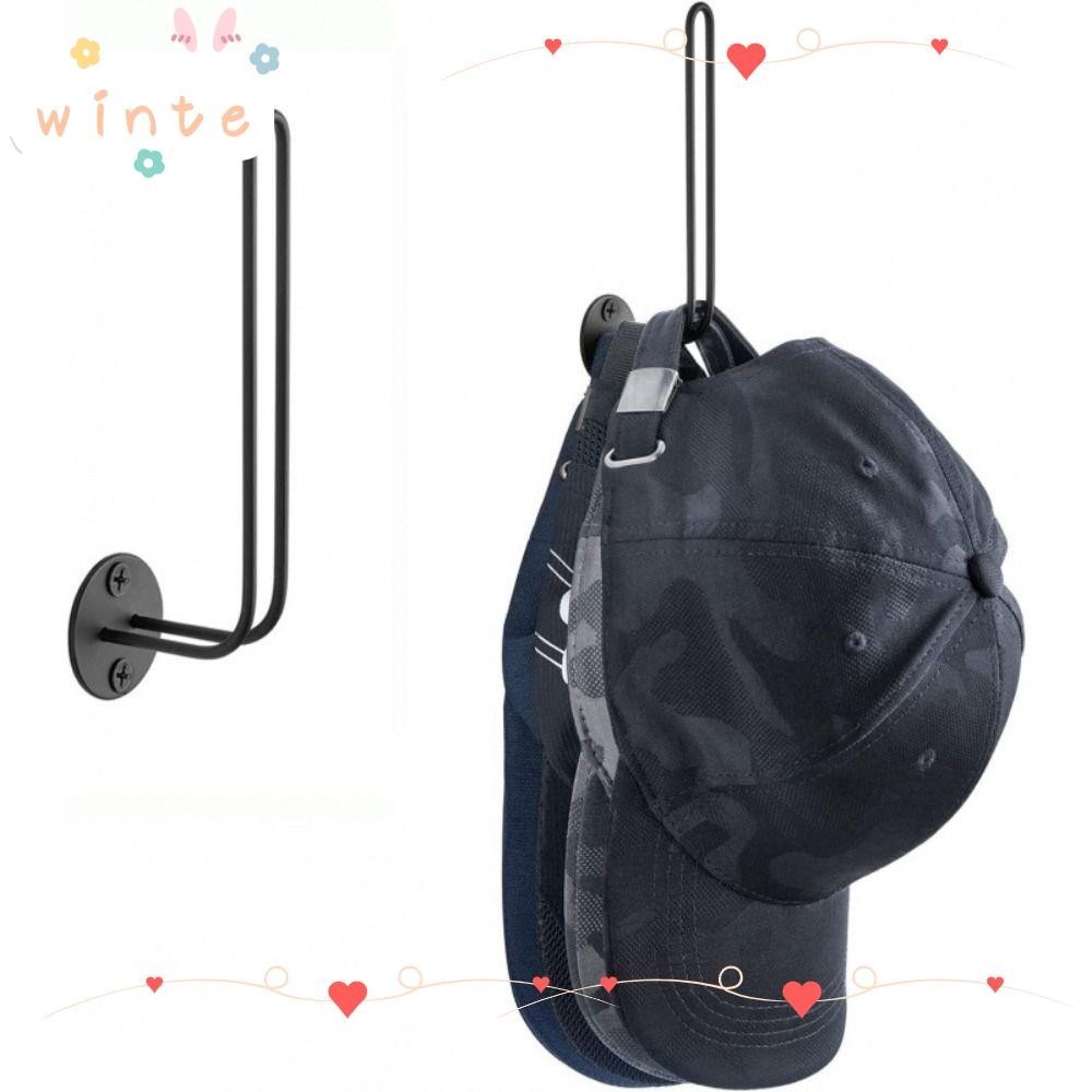 Winte หมวก Hooks, โลหะ Sundries หมวกเบสบอลหมวก Rack, ครัวเรือน Bracket ตู ้ เสื ้ อผ ้ าผู ้ ถือหมวกสแตนเลสเบสบอลหมวก Organizer